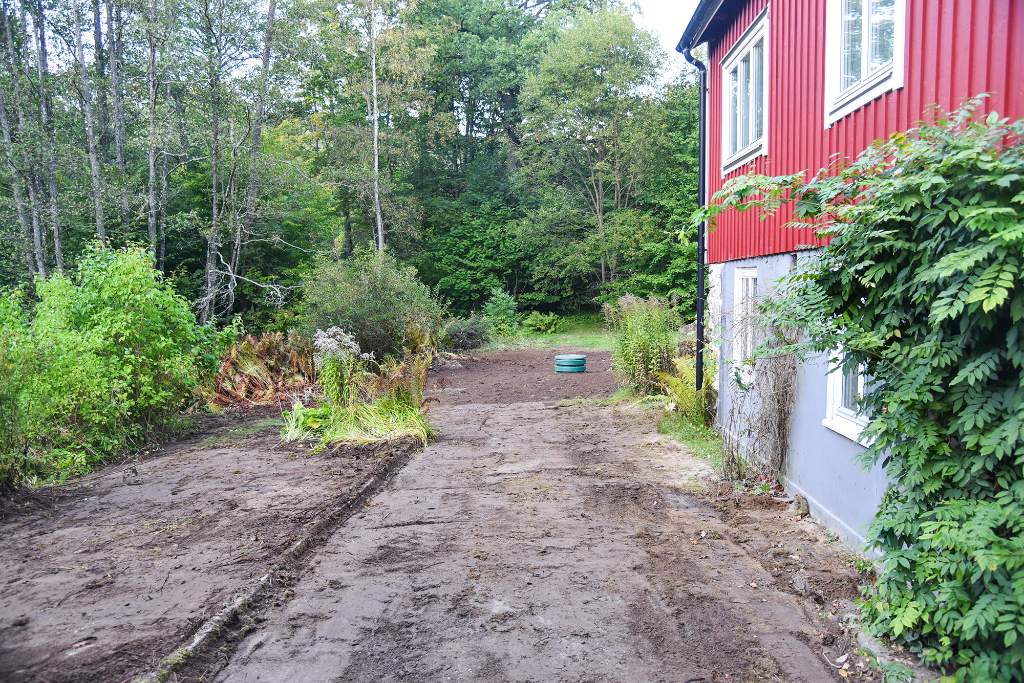 Färdigställande av mark vid installation av enskilt avlopp